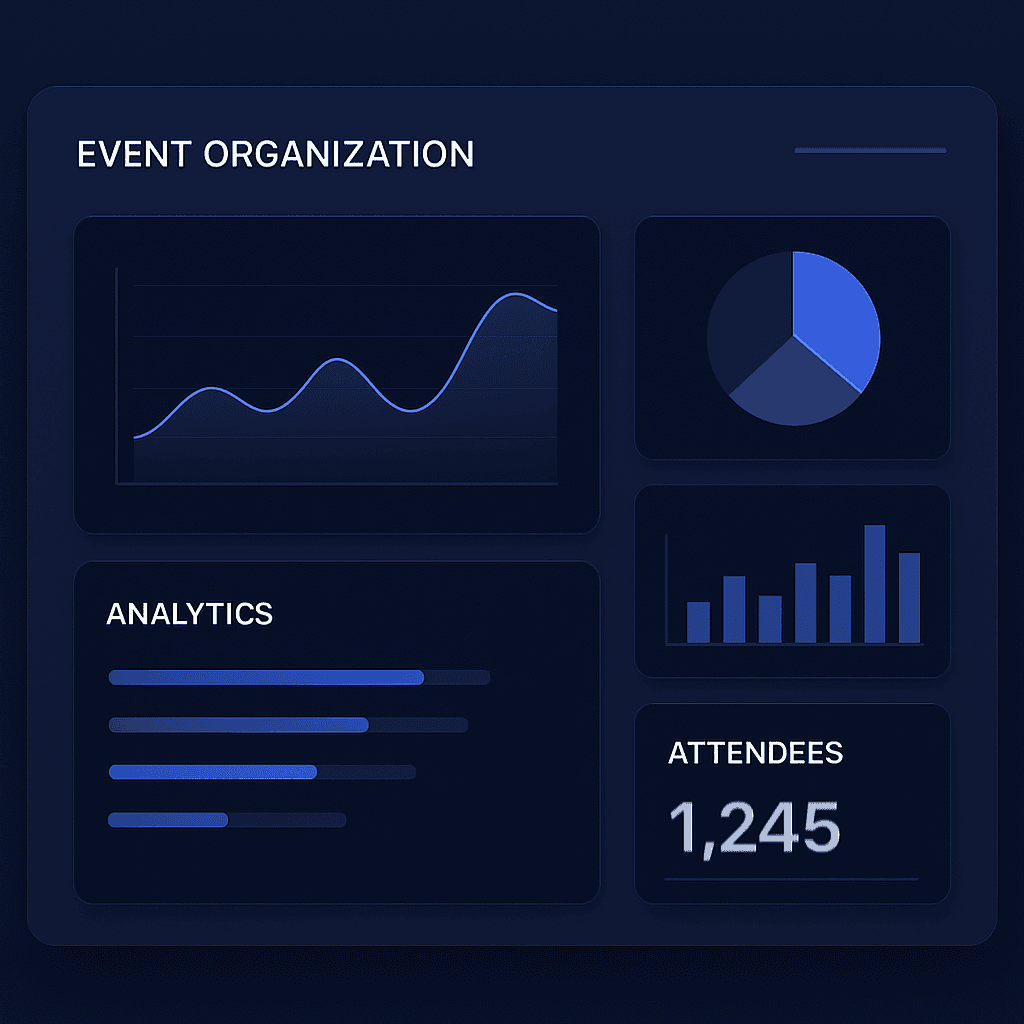 Event management dashboard