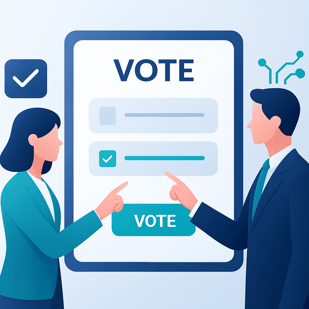 Voting interface